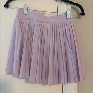 Lavender Pleated Skirt